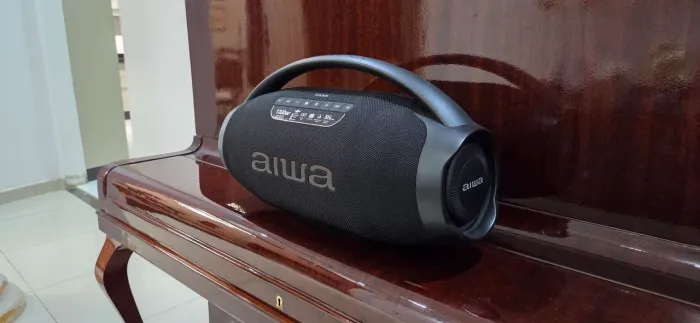 Caixa de som AIWA Boombox 1300W PMPO Bluetooth Portátil à Prova d'Água IPX6