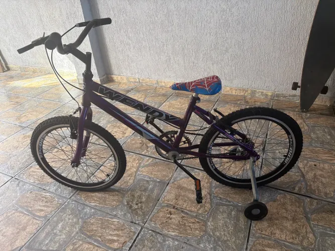 Bicicleta infantil com rodinhas 