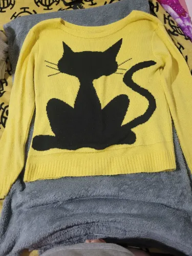Blusa tricô amarela 