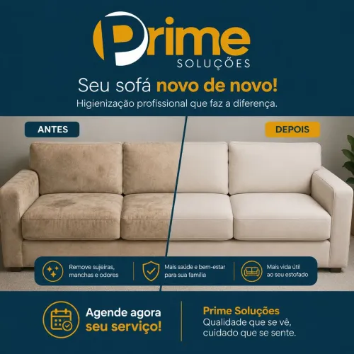 Limpeza de Sofá Profissional | Higienização de Estofados a Seco