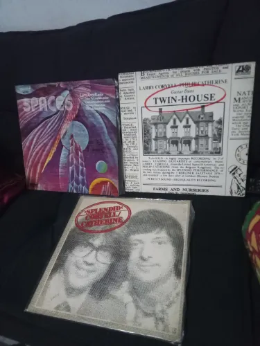 3 LPs discos vinil Jazz Larry Coryell Spaces Twin House Splendid