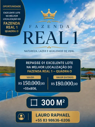 Fazenda real 1- natureza, lazer e qualidade de vida!!