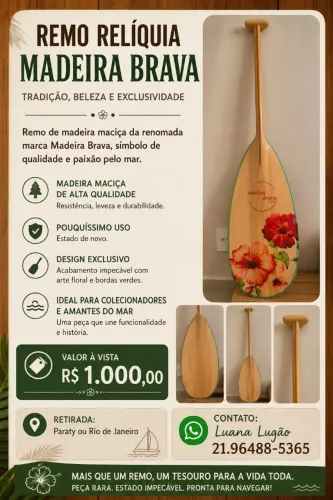 REMO DE LEME MADEIRA BRAVA!
