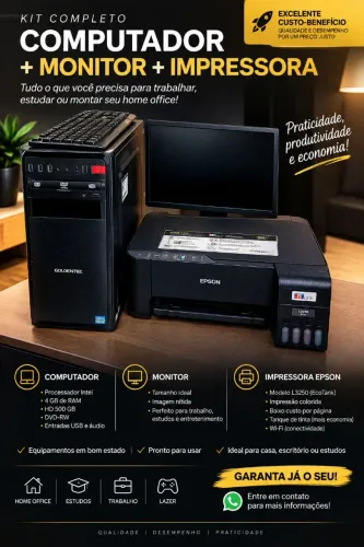 PC Completo + Impressora