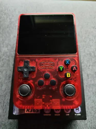 R36S Original Vermelho Pouco Usado + Grip + Adaptador Wi-Fi