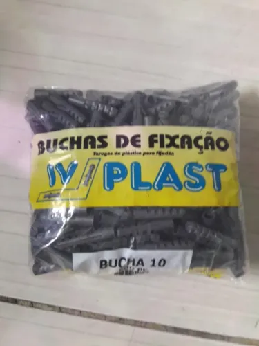 bucha 10 de fixação 500 pç