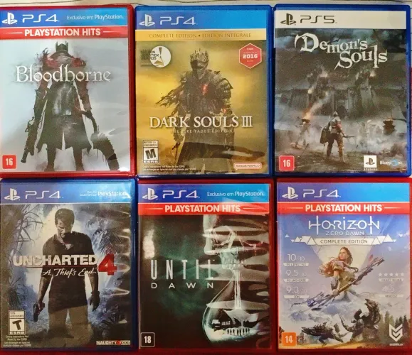 Jogos PS4 e PS5 - Mídia Física | Excelente Estado