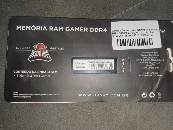 Memória RAM Husky 8GB DDR4