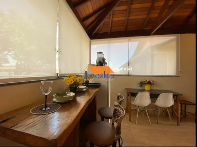Studio mobiliado para alugar no bairro Floramar com vista panorâmica e ambientes planejado