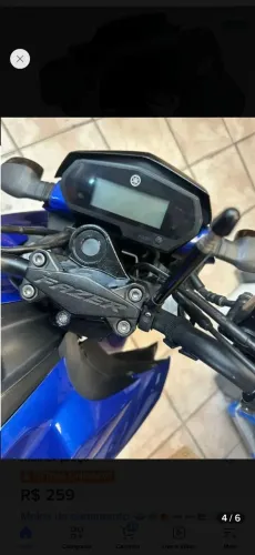Trava De Miolo Ignição Antifurto Yamaha Fz25 Fazer 250 2018 a 2024
