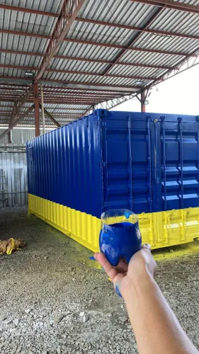 Pintura e modificações em containers 