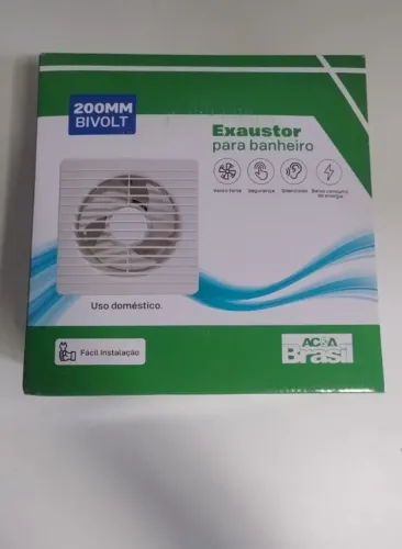 Exaustor para banheiro