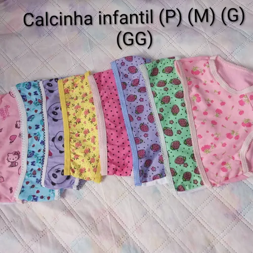 Calcinhas infantil . Na compra de 100 reais em produtos entrego para qualquer bairro 