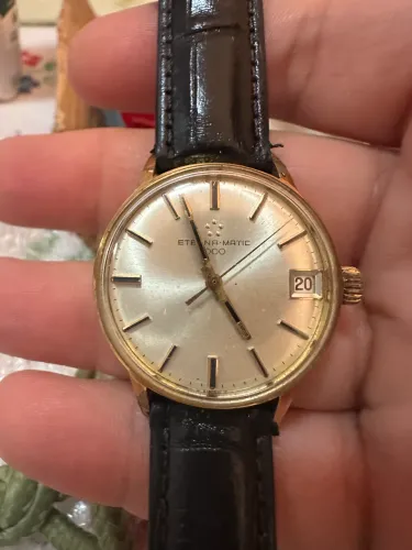 Relogio Eterna Matic 1000 vintage revisado