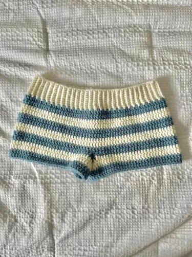 short de croche artesanal feito a mao