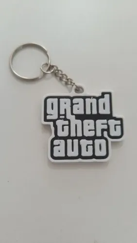 Chaveiro GTA Grand Theft Auto Impressão 3D
