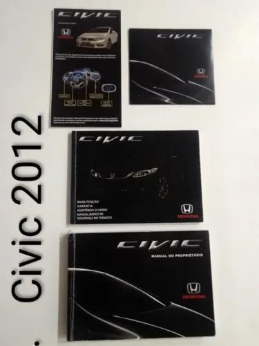 Kit de manuais do Honda Civic 2012