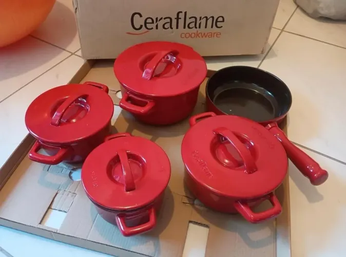 Panelas de Cerâmica Ceraflame Duo+Pomodoro 5 peças