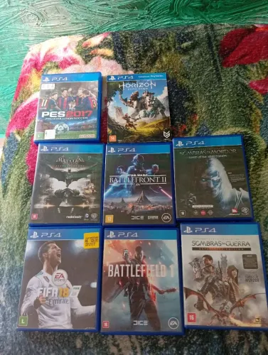 Jogos PS4 mídia física
