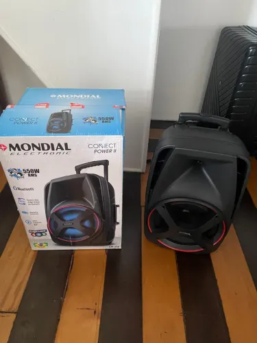 Caixa de som Mondial potente Nova!