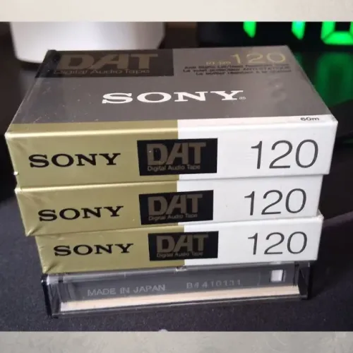 Fitas DAT (Digital Audio Tape) Sony DT-120 