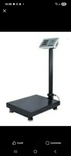 Vendo balancas 200kg plataforma nova na cx