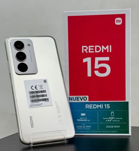 Xiaomi 15 4G Bateria 7000mAh 256+08 Novo Prata 