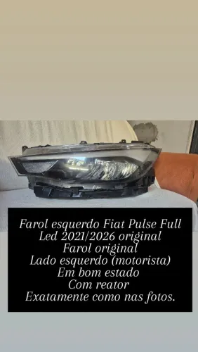 Farol esquerdo Fiat Pulse