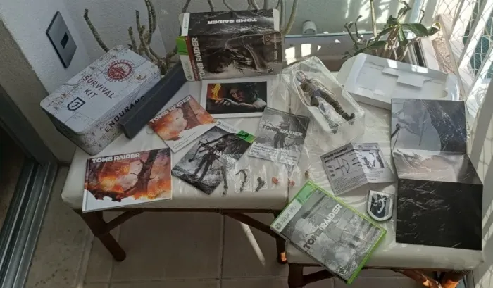 Tomb Raider Collector's Edition Xbox 360 Impecável Cib Raro