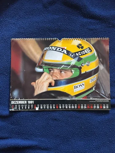 Ayrton Senna - Calendário Pôster Internacionais