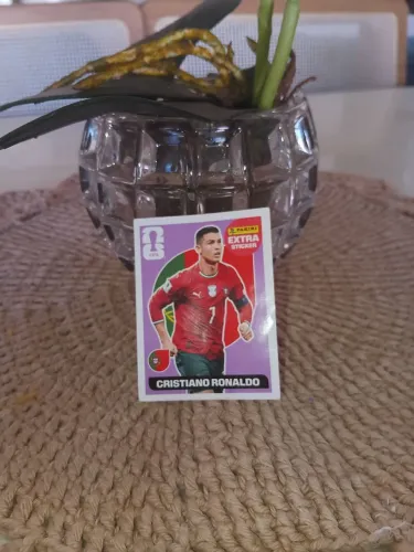 Figurinha cr7 extra 