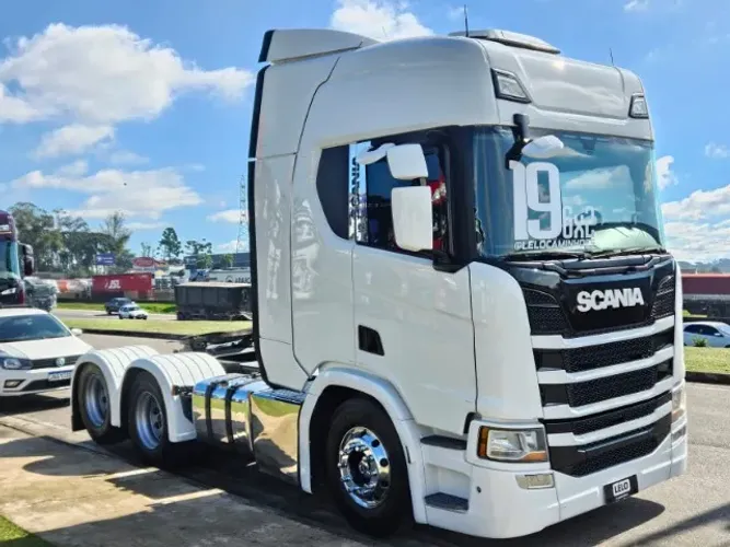 Scania R450 6x2 Ano 2019 Automático Ar Condicionado Mídia Grade Frontal Black Piano