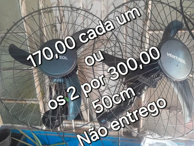 Ventiladores de parede 50cm