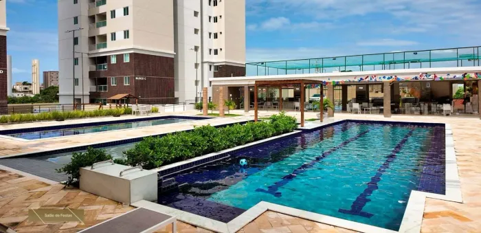 Apartamento à venda com área de lazer clube, Jardim Cidade Universitária, João Pessoa, PB