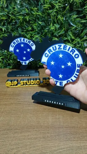 Kit 2 Placas Decorativas do Cruzeiro ? Maior de Minas