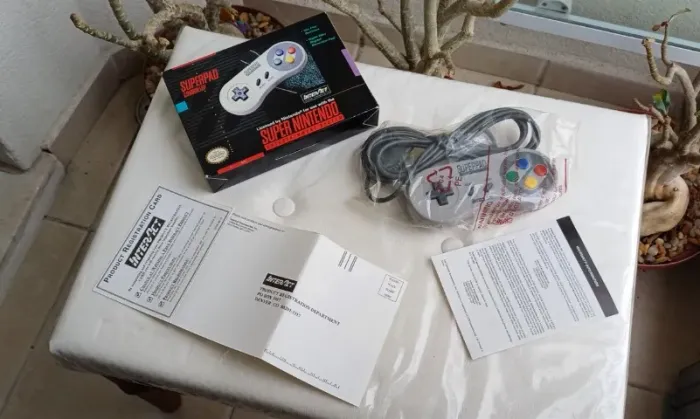 Controle Super Pad Snes Interactive Licenciado Nintendo Cib