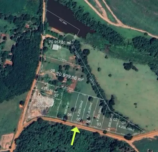 chacaras 4200 metros quadrados BARRAGRANDE MIRASSOL AO LADO DA REPRESA