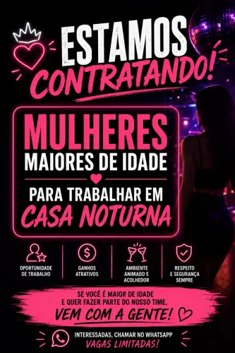 Vaga para Atendimento ao Cliente (Entretenimento Adulto)