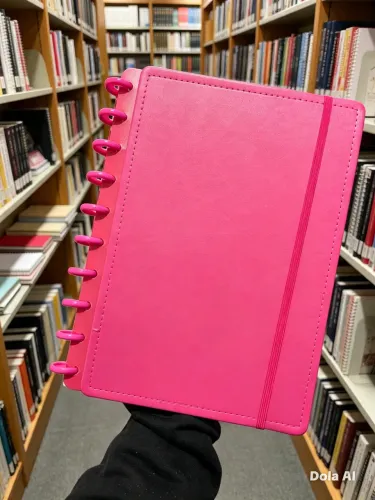 Caderno Inteligente Rosa Chiclete | Tamanho Médio A5