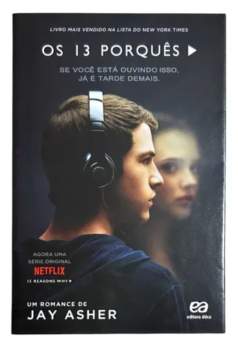Os 13 porquês "13 Reasons Why" - Sobrecapa da série (Livro)