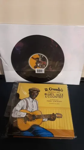 Livro Heróis do Blues, Jazz & Country - edição com brindes