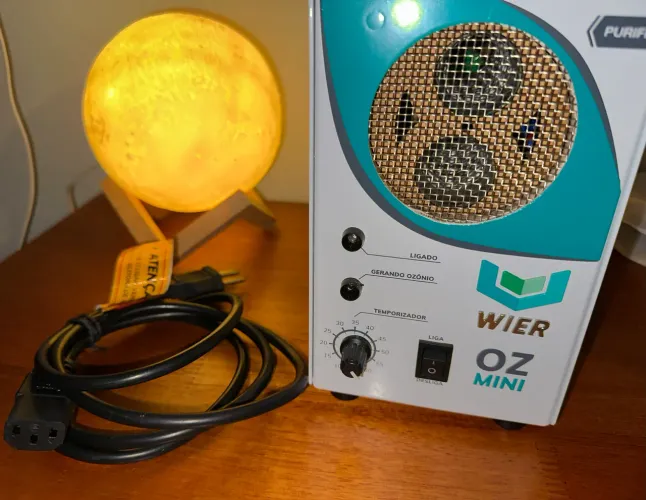 Máquina Gerador de Ozônio Wier OZ Mini Bivolt (110V/220V) em estado de novo!