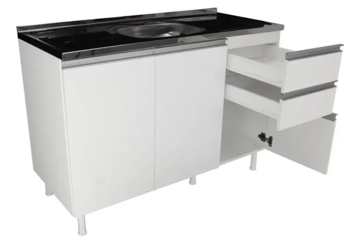 Balcão de cozinha 100% MDF