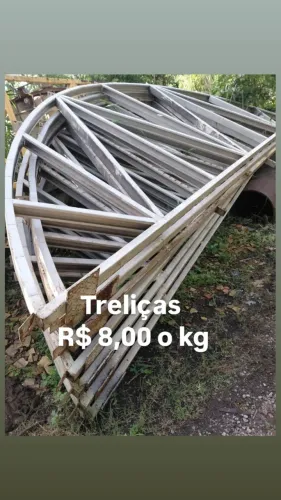 Treliças Metálicas Curvas - Estrutura Metálica - MÉDIA DE R$ 880,00 CADA