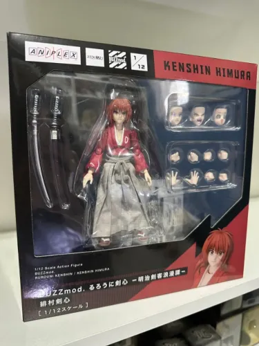 Action Figure Kenshin Himura Samurai X Aniplex - Original BUZZmod