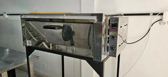 FORNO ELÉTRICO - 110X77 CM - COM TRIPÉ - INOX - 450 GRAU - ML90 - LISBOA