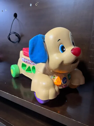 Cachorro andador Fisher price