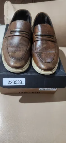 Sapato democrata couro número 42/43
