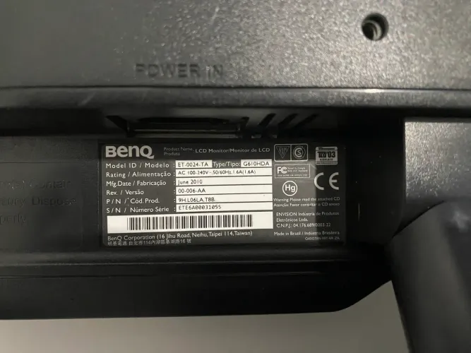 Monitor a venda