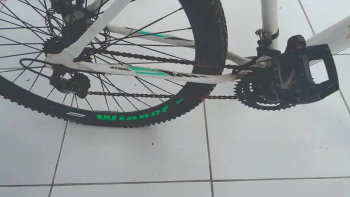 bICICLETA TODA EM ALUMINIO 21 MARCHAS